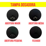 Porta Temperos Giratório 12 Potes Vidro