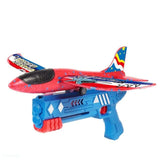 Avião Planador Com Lançador - Brinquedo Aeronave Voadora