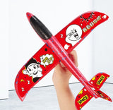 Avião Planador Com Lançador - Brinquedo Aeronave Voadora