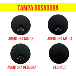 Porta Temperos Giratório 12 Potes Vidro